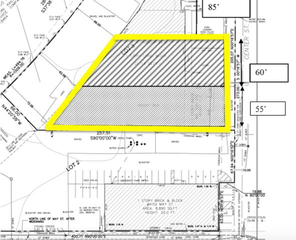 Land site : 320 Center St, Hillside, IL 60162